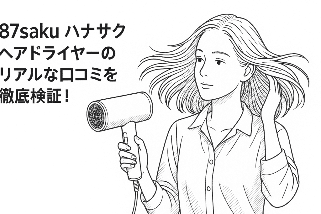87saku ハナサク ヘアドライヤーのリアルな口コミを徹底検証！