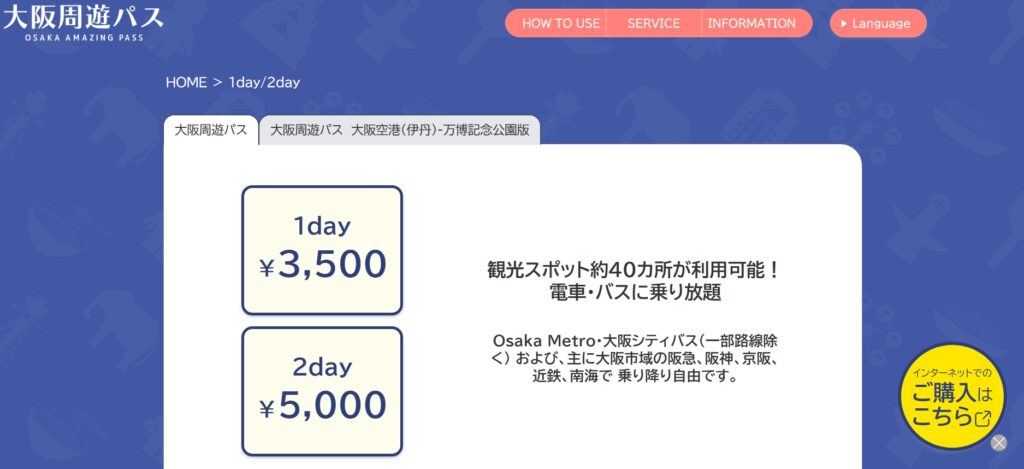 【まわりゃんせみたいな切符】大阪周遊パスで観光スポットを無料で楽しむ!